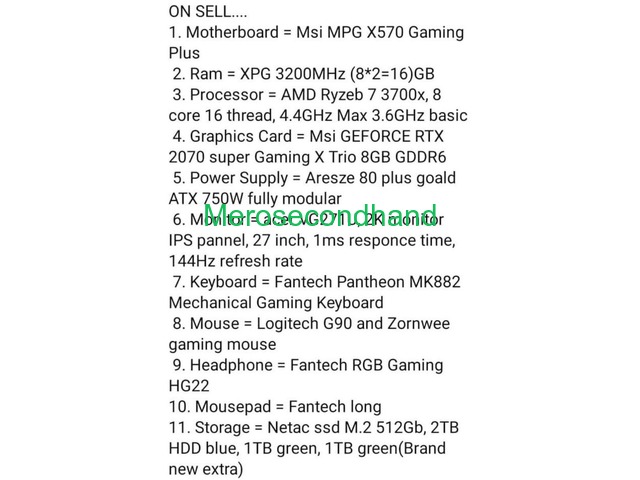 Gaming and Video Editing PC on SELL - 2/2