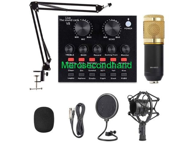 Bm-800 Pro Condenser Microphone, Studio Sound Recording - 2/8