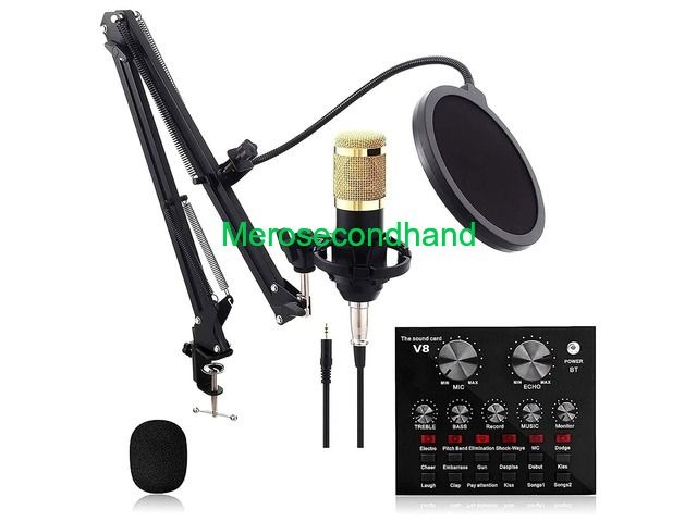 Bm-800 Pro Condenser Microphone, Studio Sound Recording - 4/8