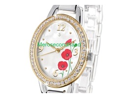 Diamond poppy watch