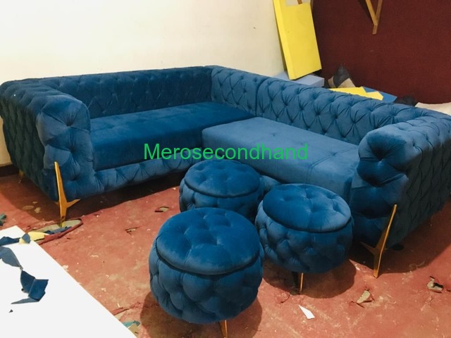 4 Seater Sofa with 3 Cuff Rs70000/- - 1/1