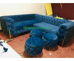 4 Seater Sofa with 3 Cuff Rs70000/-