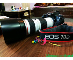 Canon 70D with 70-200mm lens on sale at kathmandu