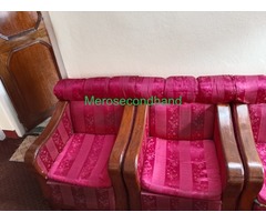 Red sofaset - Image 3/3