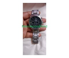Fossil BQ1125IE Flynn Chronograph Watch with Scratch Resistant Crystal