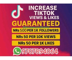 tiktok likes views and followers - Image 3/3