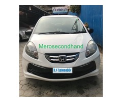 Single Hand Honda Amaze Smt 2014 Model sale kathmandu - Image 1/3