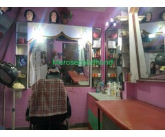 Beauty Parlor with Cosmetic Shop on sale Near Radhakrishna temple, Banasthali
