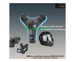 Chin Mount Strap For Gopro &motovlogging - Image 1/3