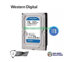 1 TB Internal Hard Disk - WD Blue - 7200 RPM - Unused - 3.5mm -
