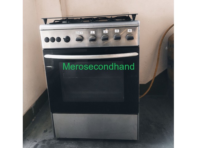 Gas oven with 4 cooktops - 1/3